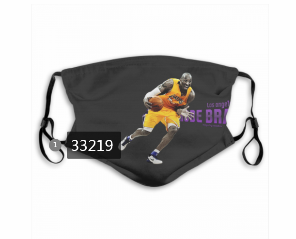 2021 NBA Los Angeles Lakers #24 kobe bryant 33219 Dust mask with filter